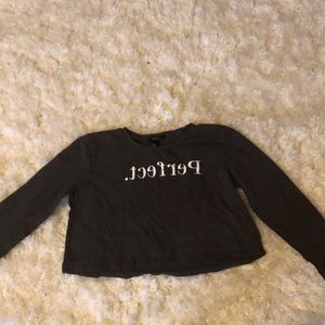 Army green graphic long sleeve